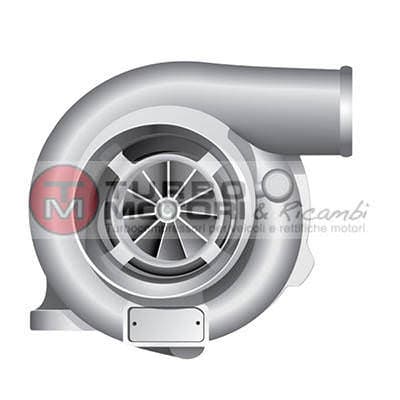 Turbina BorgWarner K16 5316-970-7156 rigenerata per Mercedes-Benz Bus 170 CV
