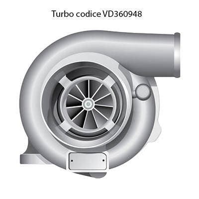 Turbina IHI VD360948 rigenerata per Hitachi EX200 / Hitachi EX300 / Hitachi P09CT