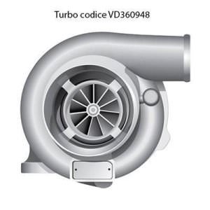 Turbo IHI revisionato VD360948 Hitachi